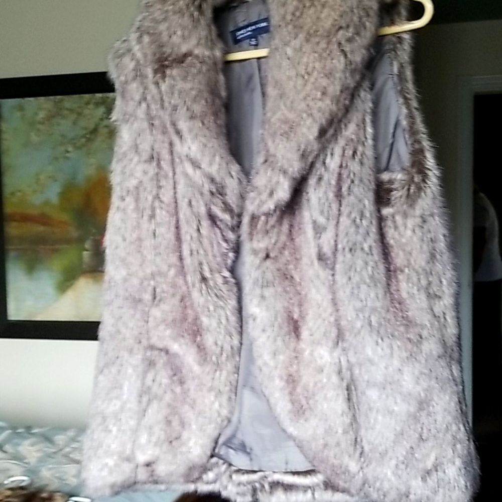 Faux fur vest